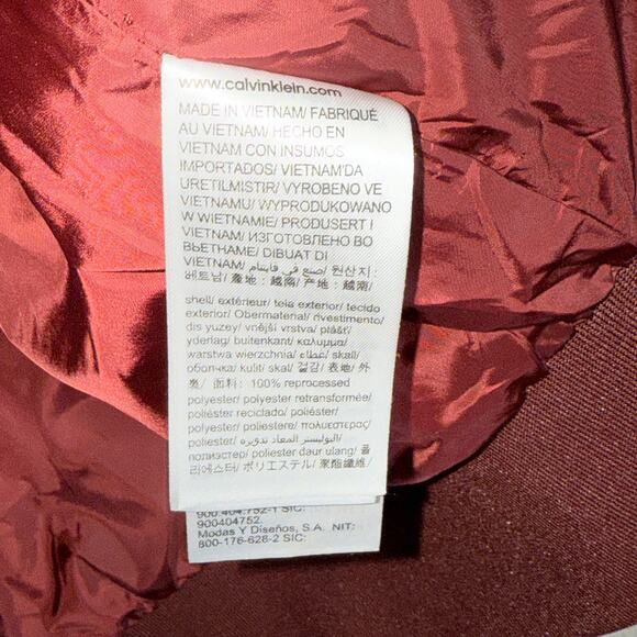 Calvin Klein Men's Matte Bomber Jacket - Rusted Rut - Small $129 - Picture 6 of 8